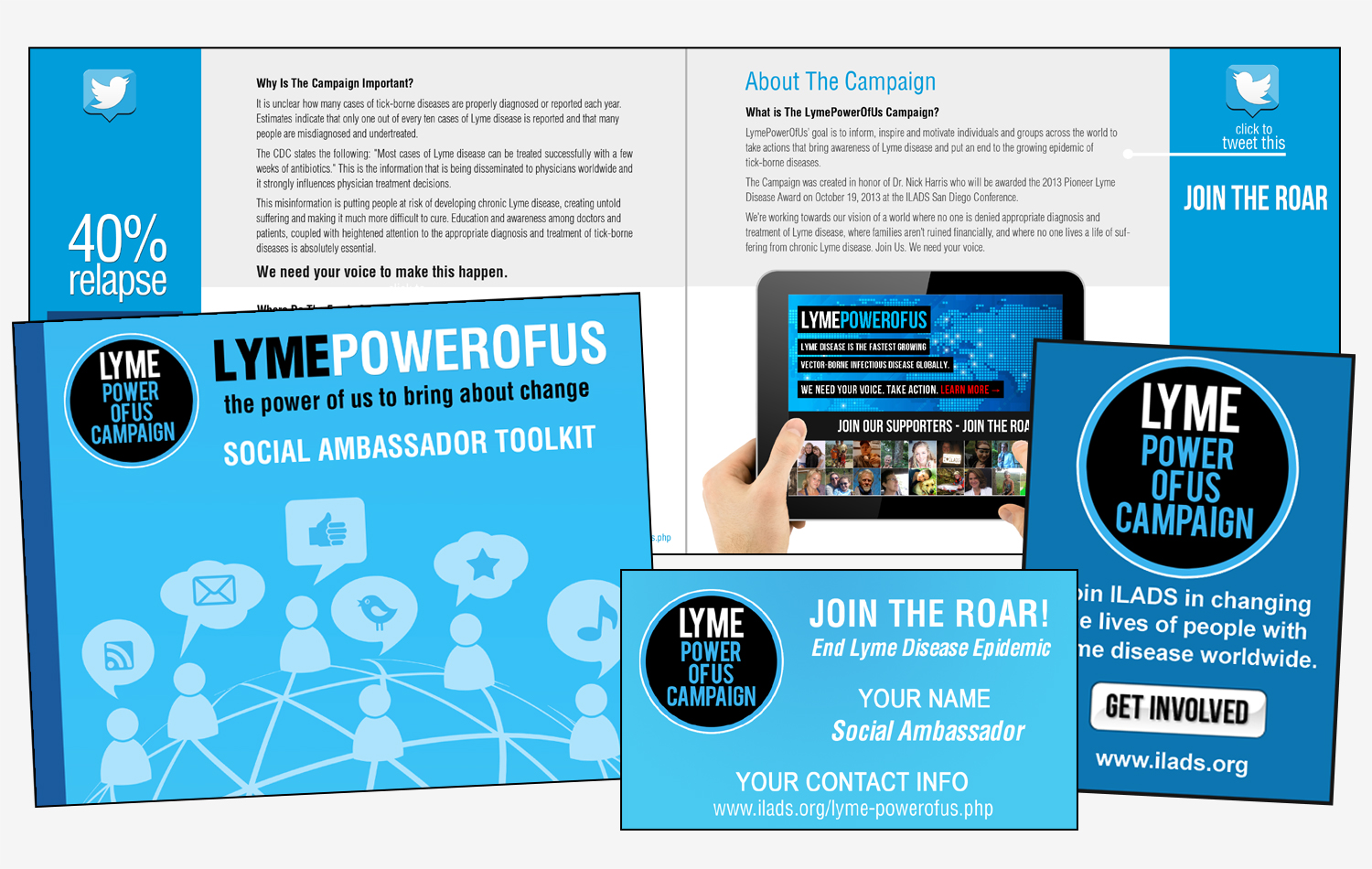 CauseRoar Print and Branding - LymePowerOfUs Campaign Tools