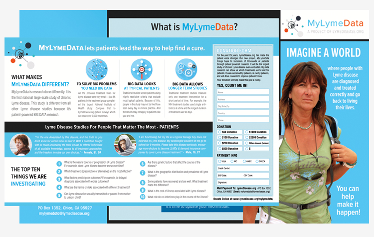 LymeDisease.org MyLymeData Print Brochure